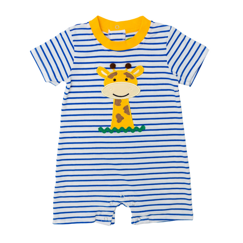 Applique Farm Girl's Romper - 15S23