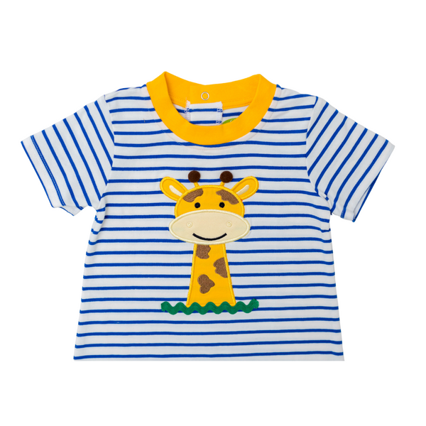 Giraffe Applique boy's Romper