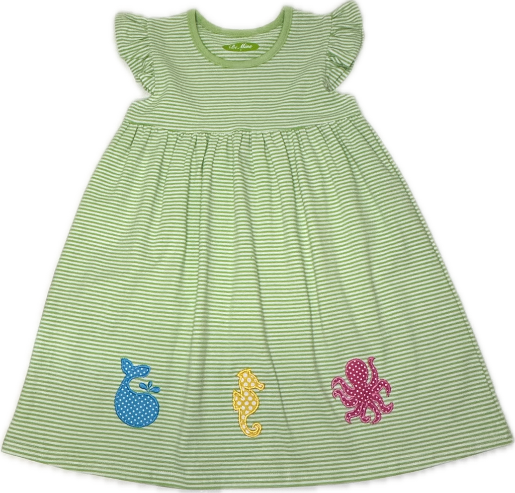 Applique Sea Friends Dress - 11S24