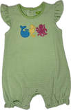 Applique Sea Friends Baby Girl Romper - 13S24