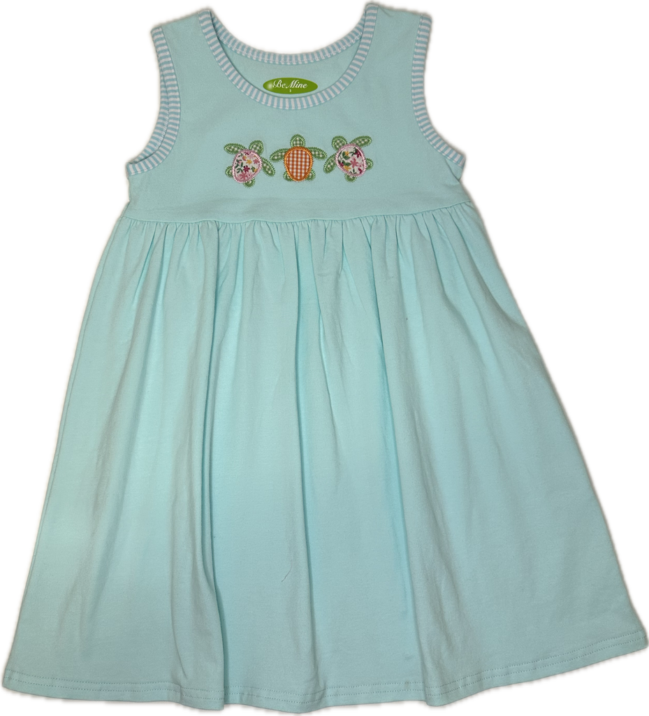 Applique Turtles Dress - 20S24