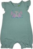 Applique Mermaid Tales Girl's Romper - 39S24