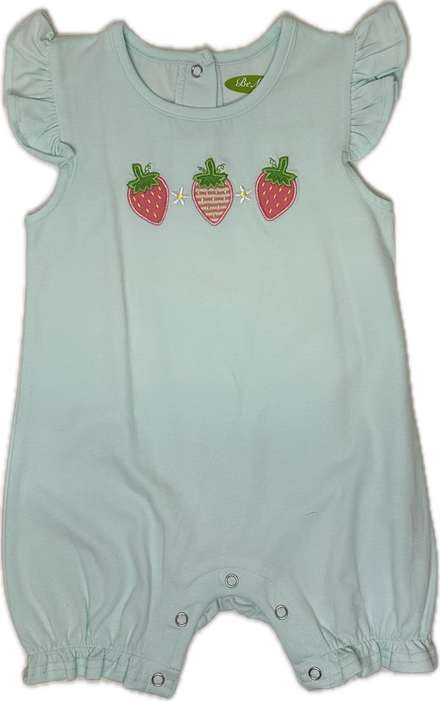 Applique Starwberries Girl
