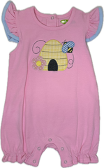 Applique Bee Hive Girl's Bubble - 43S24