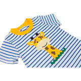 Boy's Romper with Applique Giraffe