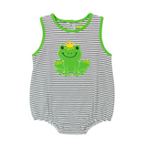 Applique Frog Boy's Romper