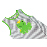 Baby Romper with Applique Frog