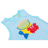 Applique Crab Boy's Clothes