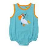 Boy's Applique Pelican Summer Romper