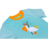 Applique Pelican Boy's Short Set - 37S23