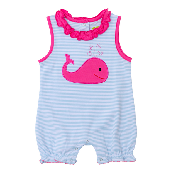 Applique Whale Girl's Bubble