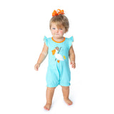 Applique Pelican Baby Girl's Romper